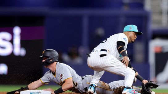 Pirates rally in ninth, snap 10-game skid by pushing the envelope again taken at Miami (Pirates)